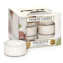 YANKEE CANDLE Shea Butter - Aromatic tealights (12 pcs) 9.8g