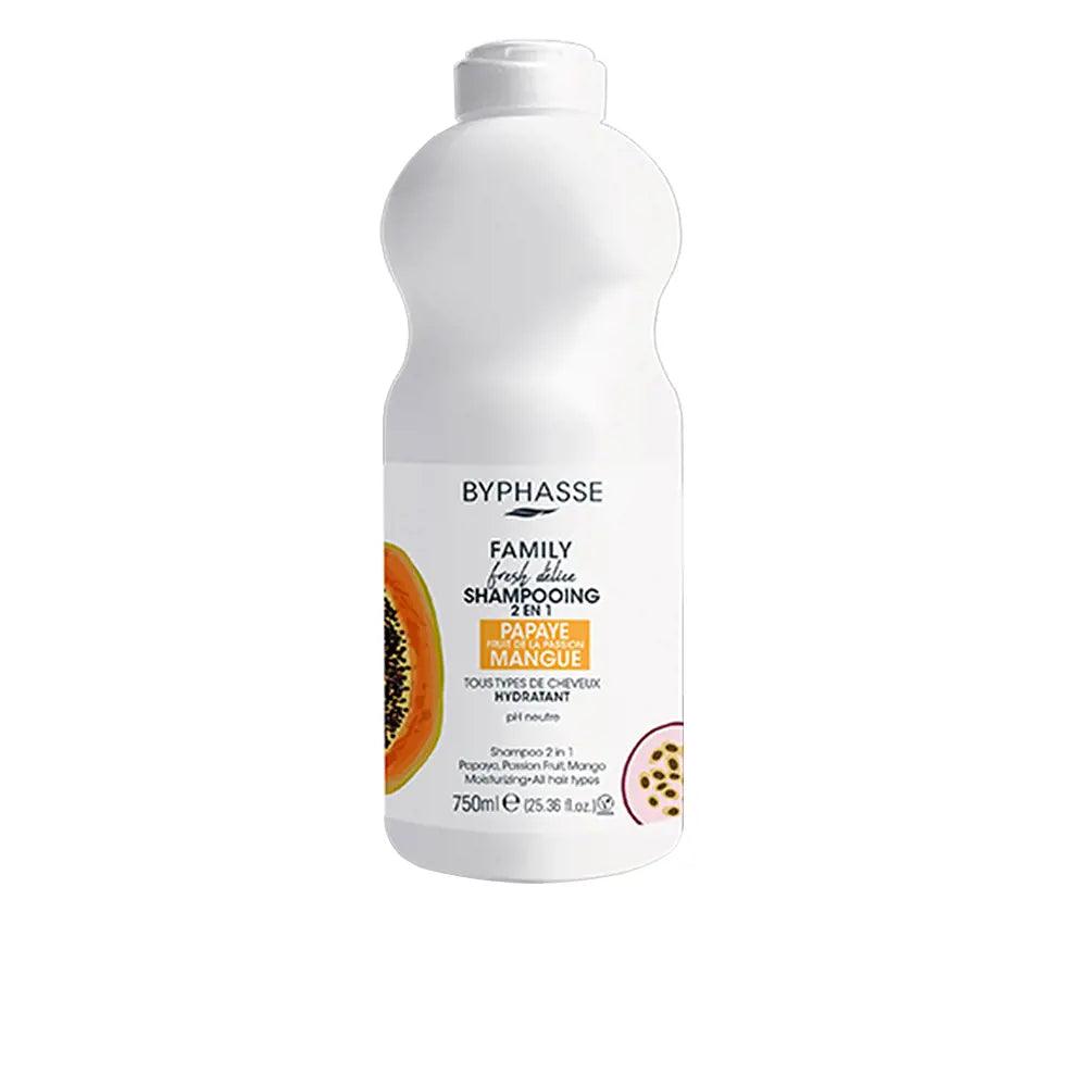 BYPHASSE Family Fresh Delice Shampoo 2 In 1 750 ml - Parfumby.com