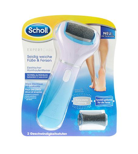 SCHOLL Expert Care Electric Foot File With Diamond Crystals + Spare Head For Cracked Heels 1 PCS - Parfumby.com