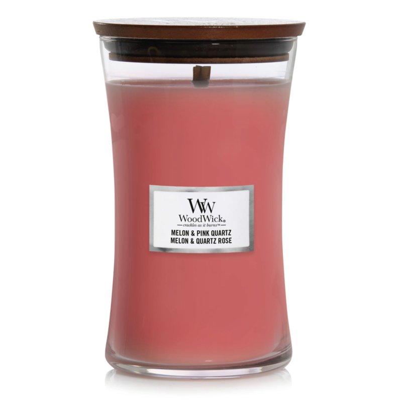 WOODWICK Melon & Pink Quartz Scented Candle 609 g - Parfumby.com