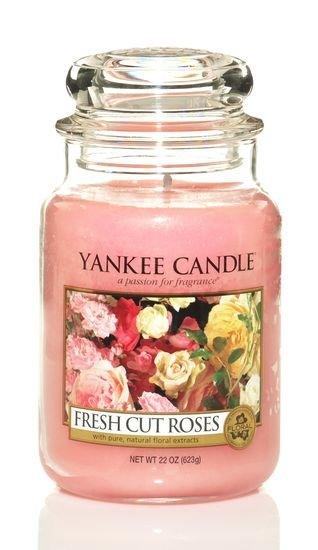 YANKEE CANDLE Fresh Cut Roses Candle - Scented candle 623 G - Parfumby.com