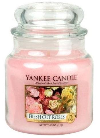 YANKEE CANDLE Fresh Cut Roses Candle - Scented candle 411 G - Parfumby.com