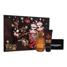 DSQUARED2 Wood Man Gift Set EAU DE TOILETTE 100 ML + SHOWER GEL 100 ML + WALLET - Parfumby.com