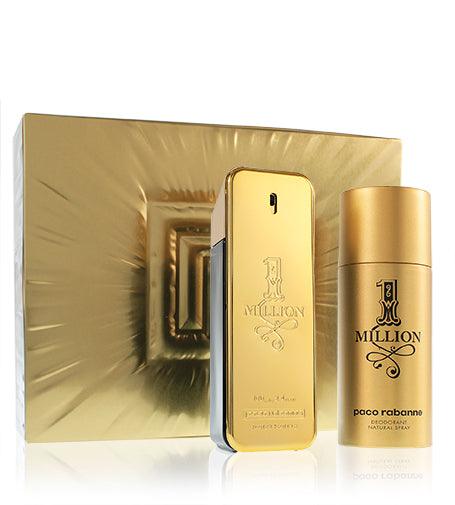 PACO RABANNE 1 Million Man Gift Set #Eau De Toilette 100 ml + Deospray 150 ml - Parfumby.com
