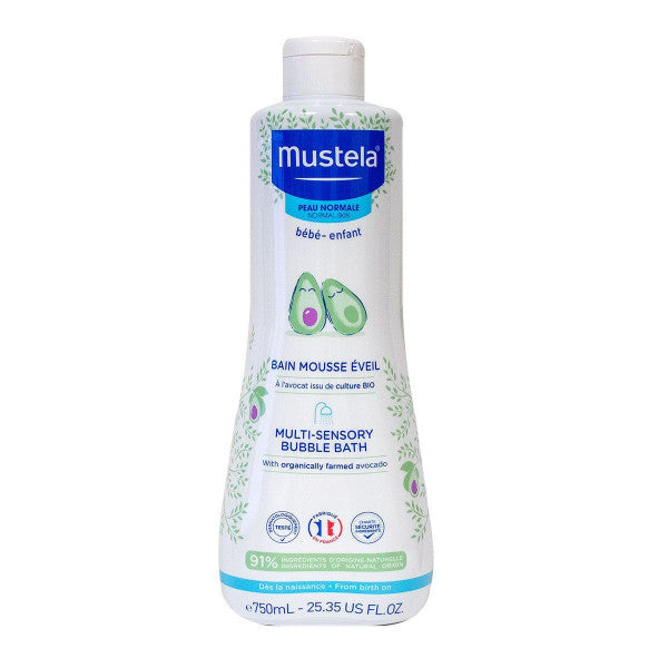 MUSTELA Bebe-nino Bano De Burbujas Multisensorial 750 ml