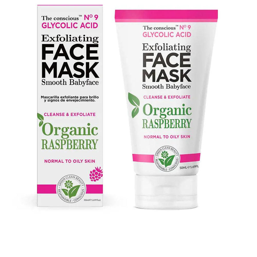 THE CONSCIOUSâ„¢ THE CONSCIOUSâ„¢ Glycolic Acid Exfoliating Face Mask Organic Raspberry 50 ml - Parfumby.com