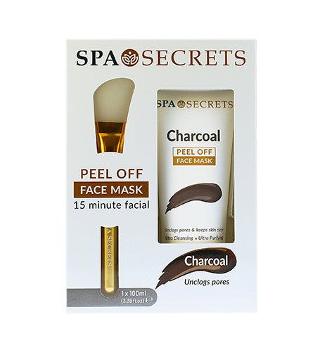 XPEL Spa Secrets Peel Off Face Mask Gift Set Spa Secrets Charcoal Peel Off Mask 100 Ml + Applicator 1 PCS - Parfumby.com
