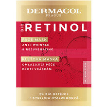 DERMACOL Bio Retinol Gezichtsmasker (2 x 8 ml) - Pleťová maska ​​8ml
