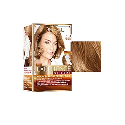 L'OREAL Excellence Age Perfect Tint Hair Color #6.03-RADIANT-DARK-BLONDE - Parfumby.com