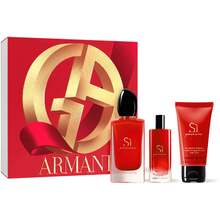 ARMANI Sí Passione Geschenkset Eau de Parfum (EDP) 100 ml, Bodylotion 50 ml + miniaturka Eau de Parfum (EDP) 15 ml