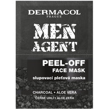 DERMACOL Men Agent Peel-Off gezichtsmasker ( 2 x 7,5 ml ) - Slupovací pleťová maska ​​0,0 ml