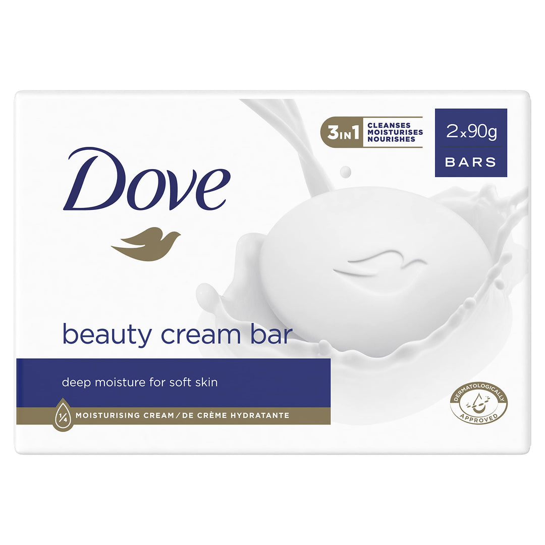 DOVE Moisturizing Cream Soap Lot 2 X 90 g