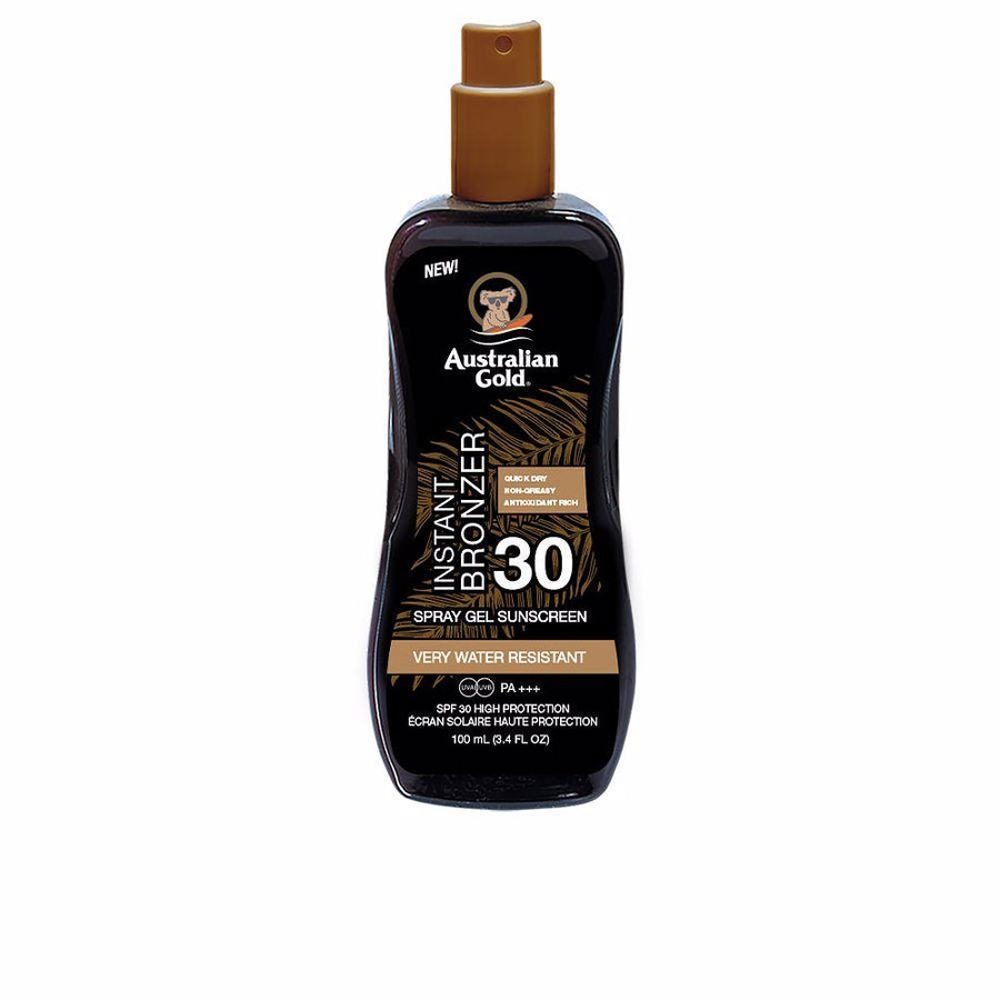 AUSTRALIAN GOLD Sunscreen Spf30 Spray Gel With Instant Bronzer 237 ML - Parfumby.com