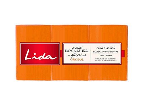 LIDA Natural Glycerin Hand Soap Set - Original 3 PCS - Parfumby.com