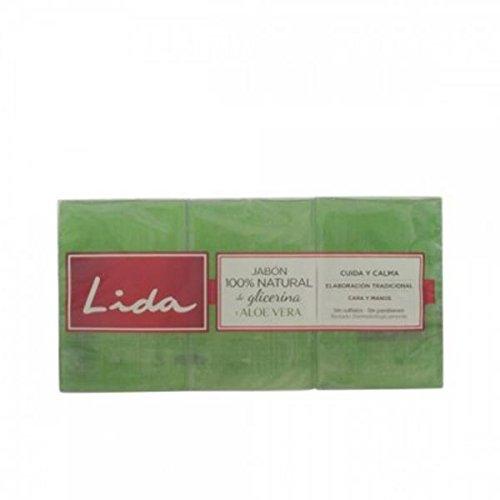 LIDA Natural Glycerin Hand Soap Set (Aloe Vera) 3 PCS - Parfumby.com