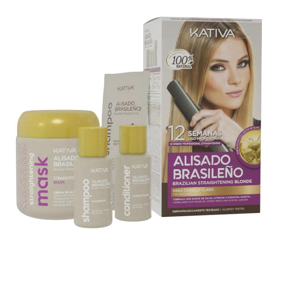 KATIVA Profesional Alisado Brasileno Pro Blonde Set 6 Pcs - Parfumby.com