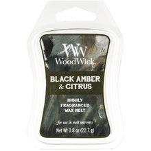 WOODWICK Black Amber & Citrus Wax Melt (black amber and citrus) - Scented wax 22.7 G - Parfumby.com
