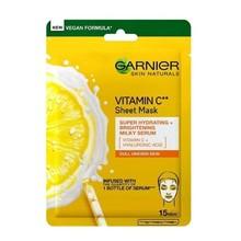 L'OREAL Skin Naturals Vitamin C Sheet Mask - Moisturizing Textile Mask To Brighten The Skin With Vitamin C 28.0g 28 G - Parfumby.com