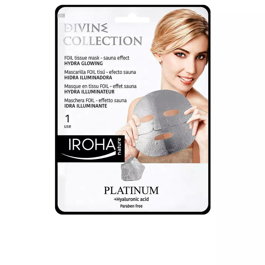 IROHA Platinum Tissue Hydra-glowing Face Mask 1 Pcsse - Parfumby.com