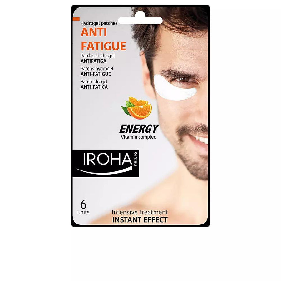 IROHA Men Eye Hydrogel Patches Anti-fatigue Vit Complex 6 Pcs - Parfumby.com
