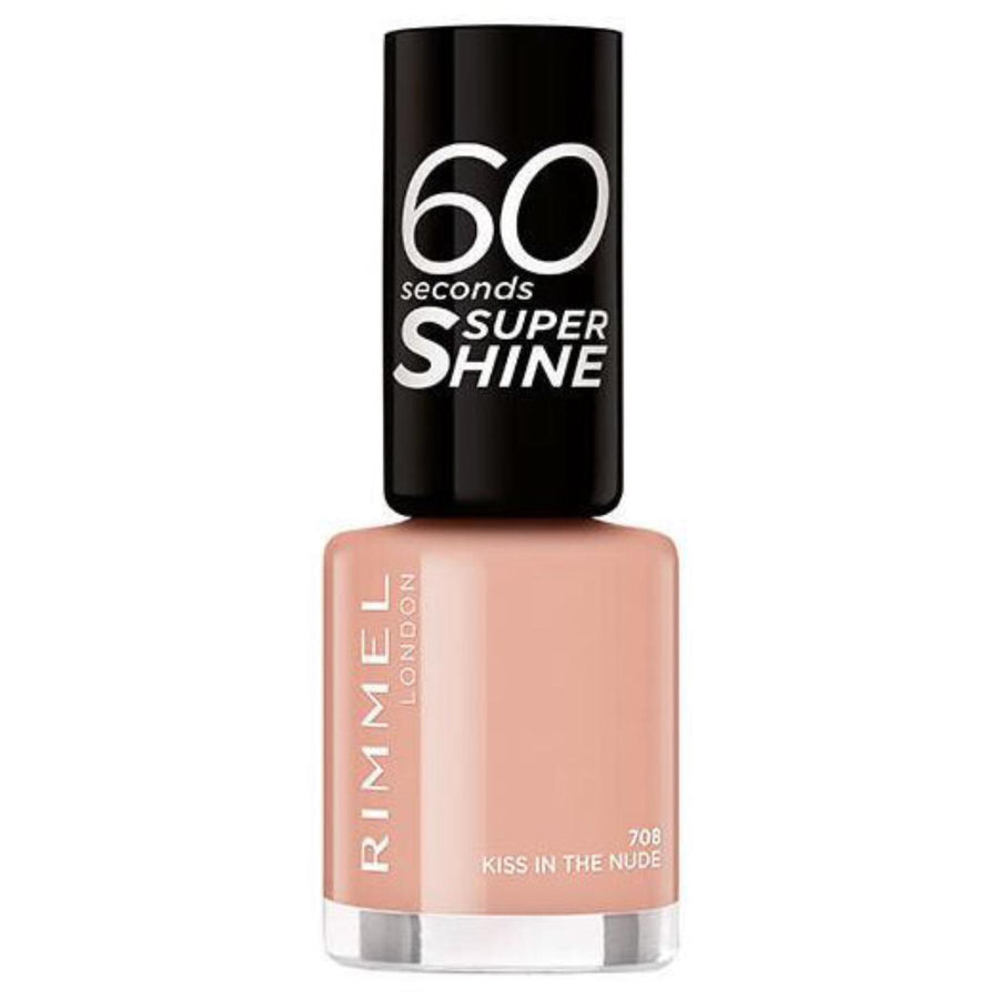 RIMMEL 60 Seconds Super Shine Nail polish #500-CARAMEL-CUPCAKE - Parfumby.com