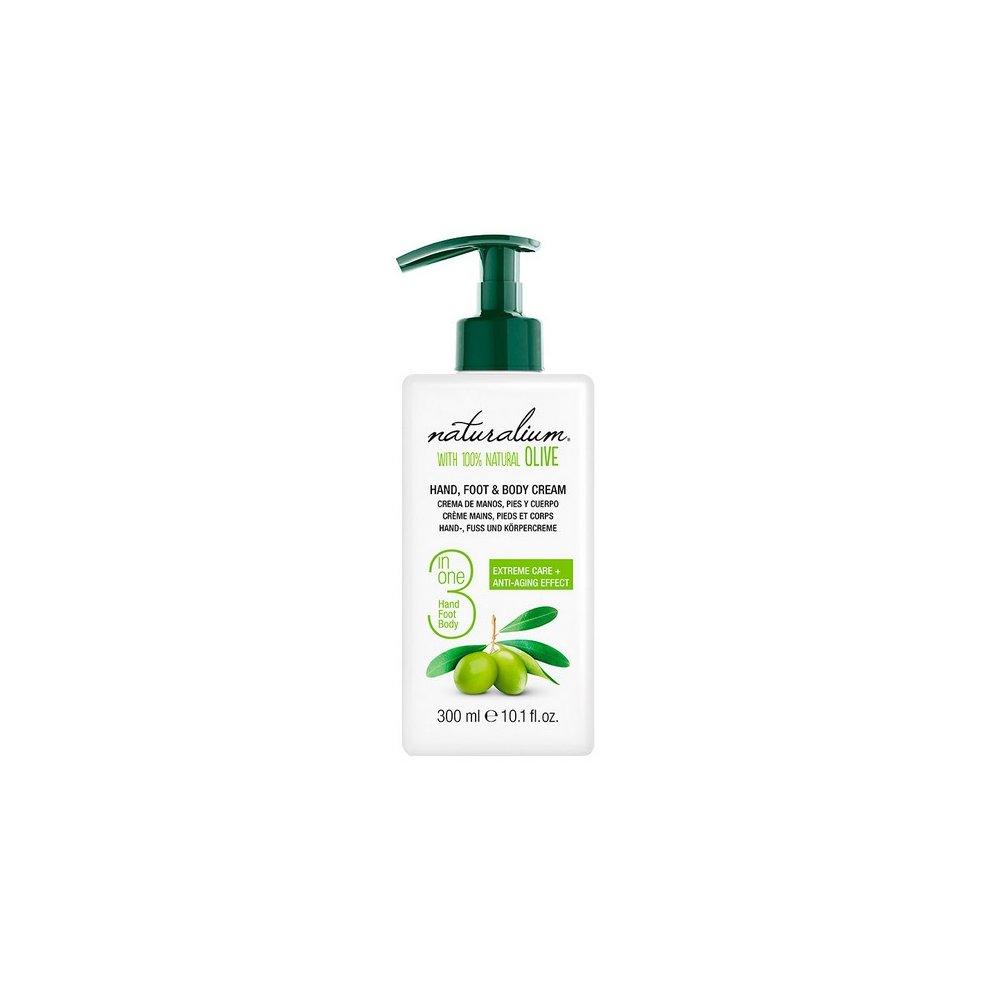 NATURALIUM Oliva 100% Hand, Foot & Body Cream 300 ML - Parfumby.com