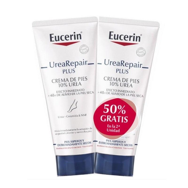EUCERIN Urearepair Plus Foot Cream 10% Urea Lot 2 X 100 Ml - Parfumby.com