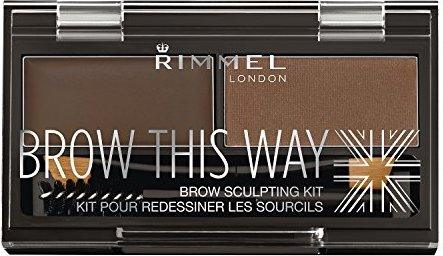 RIMMEL Brow This Way Eyebrow Sculpting Kit #003-DARK-BROWN - Parfumby.com