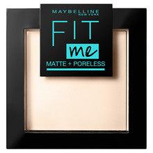 MAYBELLINE Fit Me Matte+poreless Powder #105-NATURAL - Parfumby.com