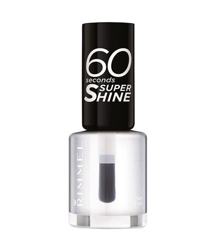RIMMEL 60 Seconds Super Shine Nail polish #740-CLEAR - Parfumby.com