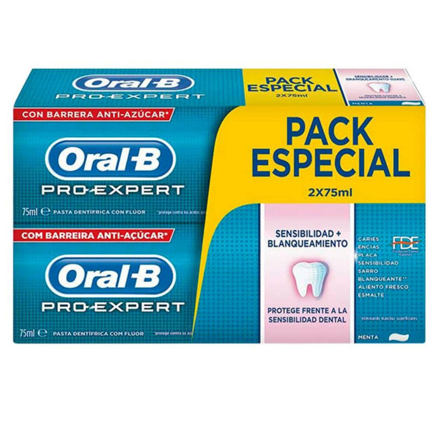 ORAL-B ORAL-B Pro-expert Sensitivity & whitening Toothpaste Lot 2 X 75 ML - Parfumby.com
