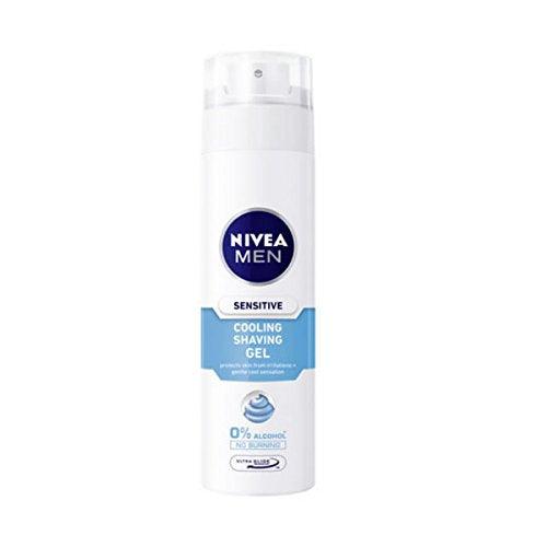 NIVEA Men Sensitive Cool Shaving Gel 0% Alcohol 200 ML - Parfumby.com
