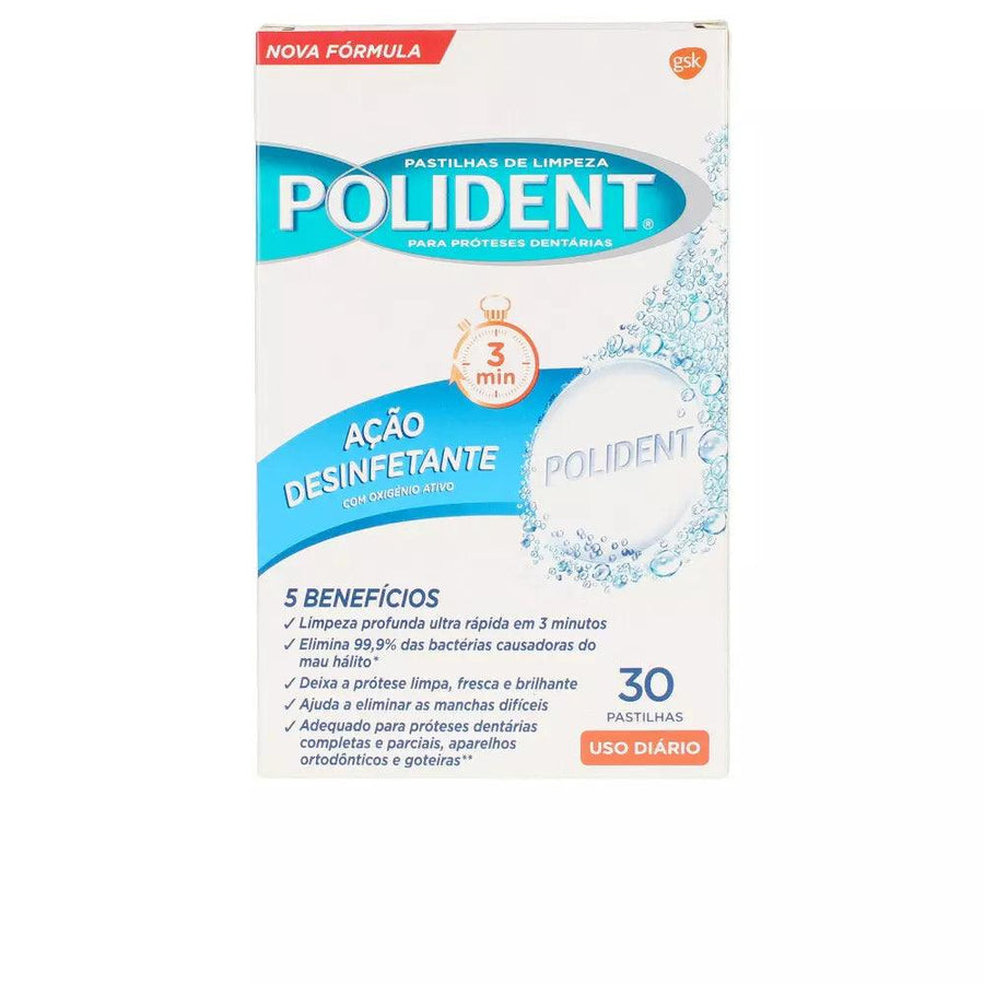 POLIDENT Original Cleaning Tablets 30 U 30 pcs - Parfumby.com