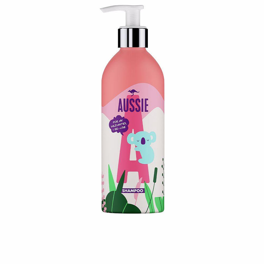AUSSIE Aluminum Refillable Bottle Miracle Shampoo 430 ML - Parfumby.com