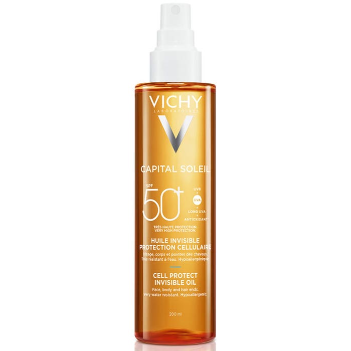 VICHY Capital Soleil Spray Aceite Onzichtbare Celbescherming Spf50 200 ml