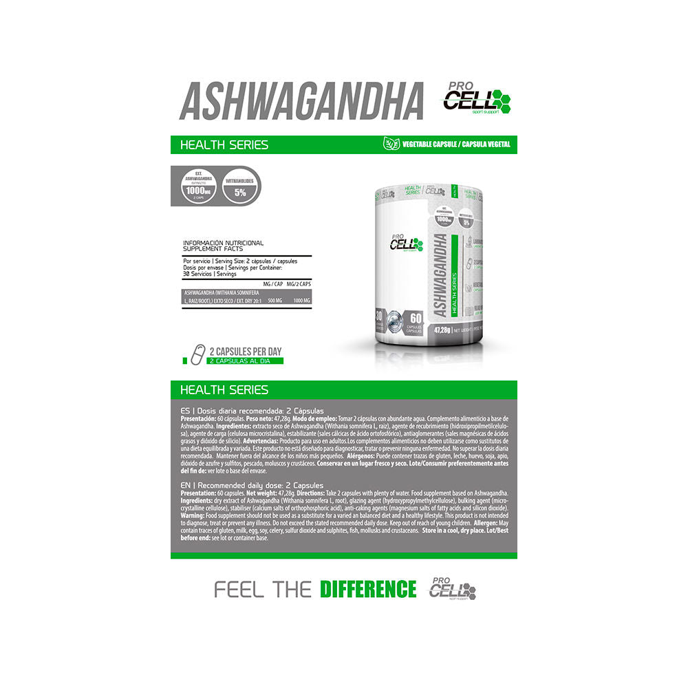 PROCELL  Ashwagandha 60 Capsules