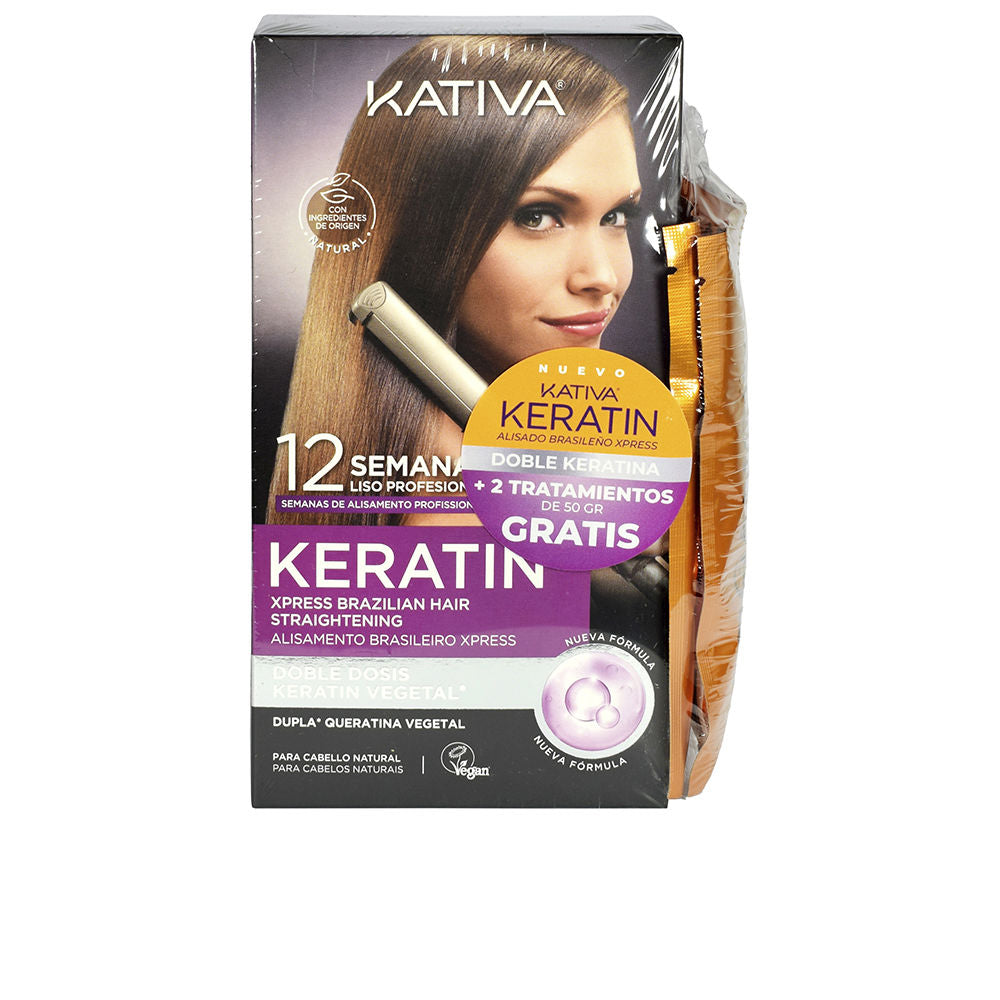 KATIVA  Double Keratina Express Brazilian Straightening Lot 5 Pcs