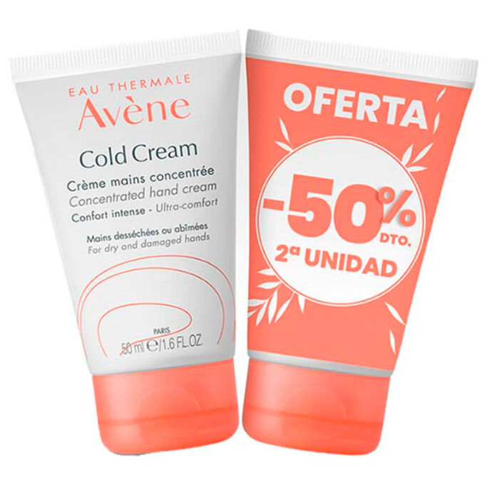 AVENE  Cold Cream Concentrated Hand Cream Duo 2 X 50 ml