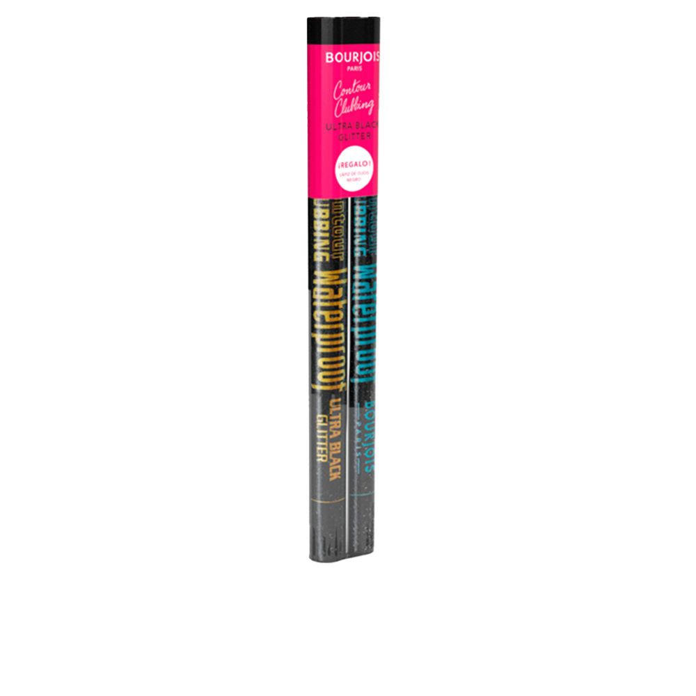 BOURJOIS Contour Clubbing waterdichte eyeliner #ultra zwart glitter 2 x 1,20 g