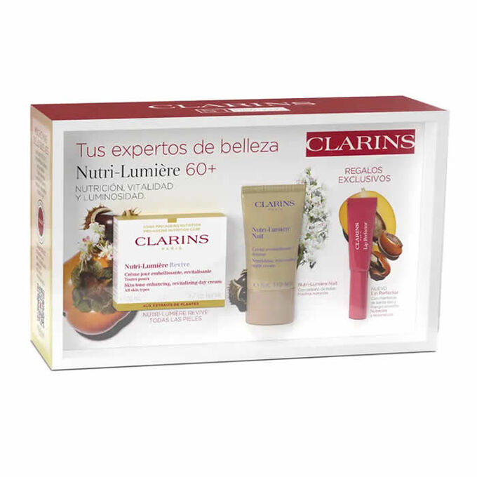 CLARINS Nutri Lumière Revive Día Crema Lote 3 stuks