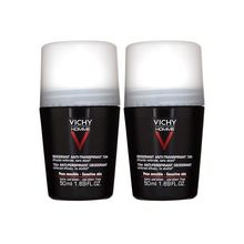 VICHY Men Homme 72H Deodorant Anti-Transpirant ( 2 pcs ) - Roll-on deodorant for sensitive skin 50ml