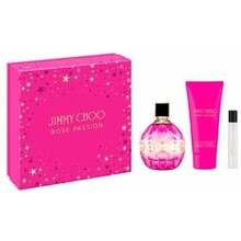 JIMMY CHOO Rose Passion Gift Set Eau de Parfum (EDP) 100 ml, miniaturka Eau de Parfum (EDP) 7,5 ml + Body Lotion 100 ml