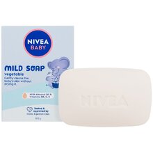 NIVEA Baby Mild Soap - Jemné tuhé mýdlo pro děti 100.0g