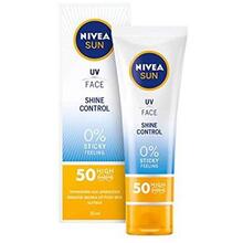 NIVEA Sun UV Face Shine Control SPF50 - Zmatňující opalovací krém na obličej 50ml