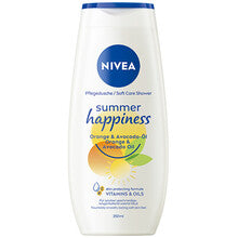 NIVEA Summer Happiness Orange Shower Gel - Pečující Shower  gel 250ml