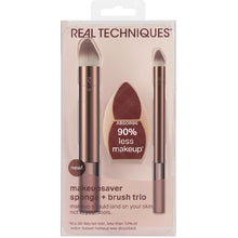 REAL TECHNIQUES Makeupsaver Sponge + Brush Trio - Dárková Sada