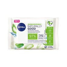 NIVEA Naturally Good Cleansing Wipes - Čisticí pleťové ubrousky 25 ks