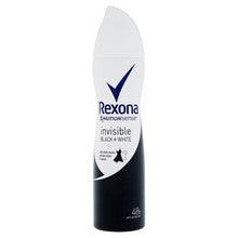 REXONA Motionsense Invisible Black+white Antiperspirant Deodorant 150 ml - Parfumby.com