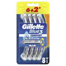 GILLETTE Blue3 Comfort ( 6 + 2 Pcs ) 8 pcs - Parfumby.com