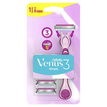 GILLETTE Simply Venus 3 - Shaver + 8 heads